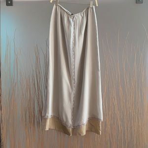 Rozae Nichols Silk double layer lightweight skirt